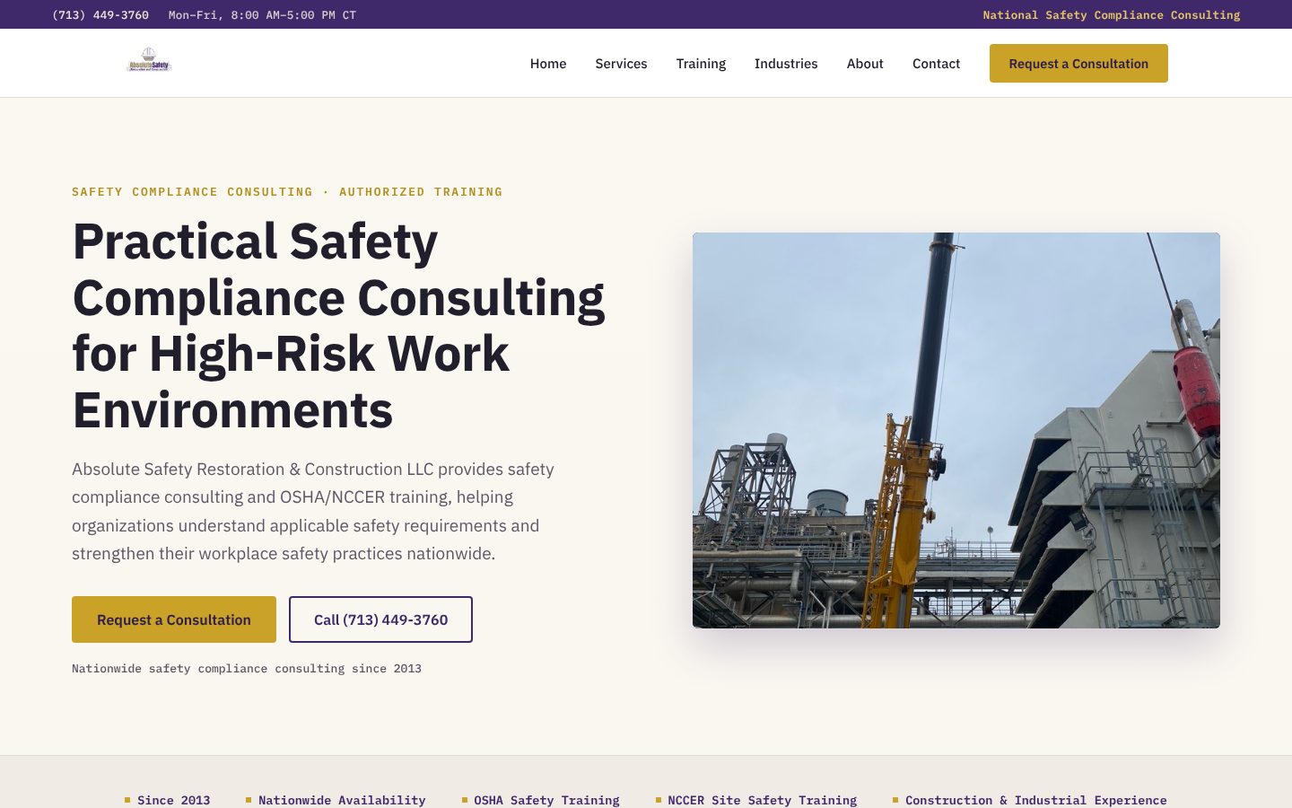 ASRC Safety: homepage